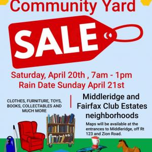 Photo of Community Yard Sale - Middleridge and Fairfax Club Estates