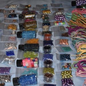 Photo of HUGE Lot Beads/Jewelry Making Supplies 50 'Bags' 100% NEW - UNIQUE LOTS! +XTRAS
