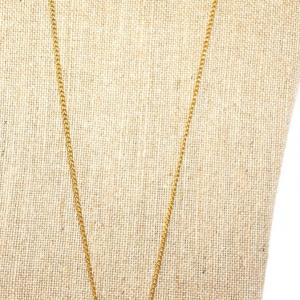 Photo of 24" Thin Link Single Gold Tone Chain