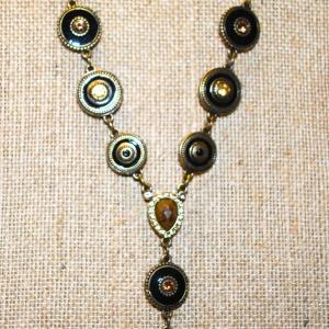 Photo of Roman Style Circles Necklace 10" L