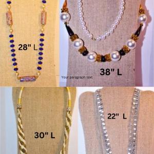 Photo of Assortment of Colorful Necklaces - SEE DETAILS
