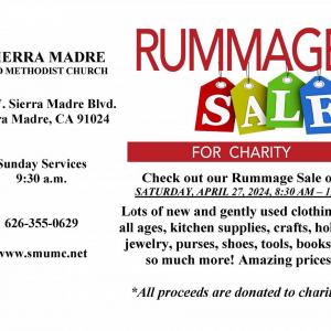 Photo of Huge Church Rummage Sale, Saturday, April 27, 8:30-1:00