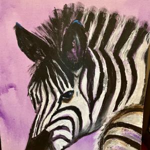 Photo of Zebra Painting