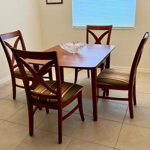 Photo of Beautiful all solid hardwood dining room table and chairs