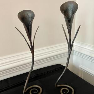 Photo of Metal Tulip Candle Holders