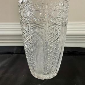 Photo of Vintage Czech Crystal Vase