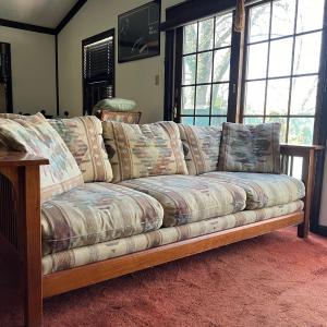 Photo of Wood Framed Couch