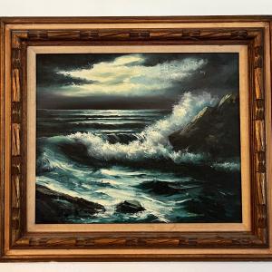 Photo of Framed Oil Painting