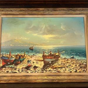 Photo of Framed Oil Painting on Canvas- Signed