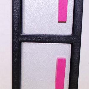Photo of Cute Pink & Gray "Locker" Hiding Place 8½" x 3"
