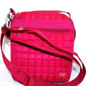 Photo of "Lug " Brand Red Quilted Style Purse 9" x 7"