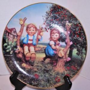 Photo of "Apple Tree Boy and Girl" M.J. Hummel Collector Plate