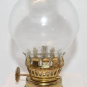 Photo of Replacement Glass Chimney for ROUND Wick Oil Lamp 5" H