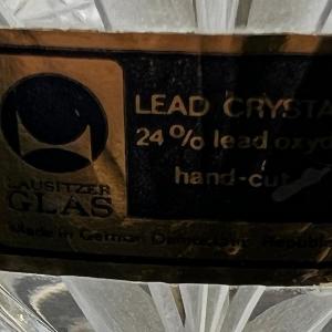 Photo of 2 lead crystal vintage lamps