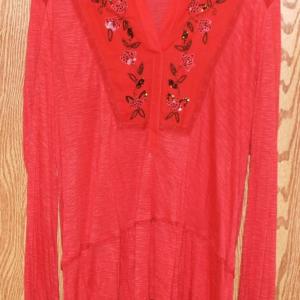 Photo of "Vintage America" Brand Red Top - Made in India - Size: XL