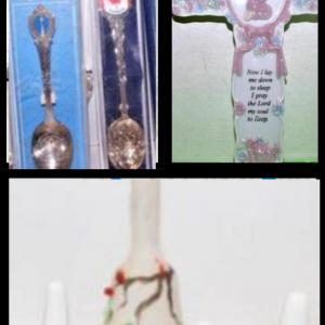 Photo of Assortment of Spoons, Bells and a Cross