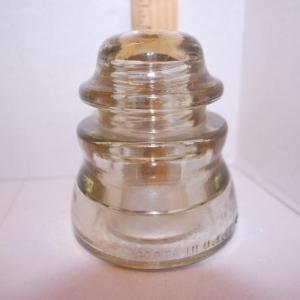 Photo of Vintage Clear Glass Insulator Armstrong DP1--Very Good Condition