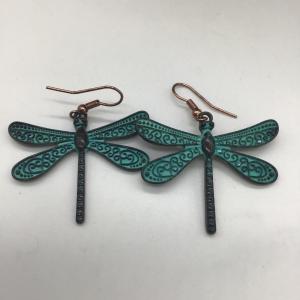 Photo of Turquoise dragonfly earrings