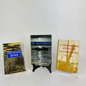 Photo of 1129 Lot of Three Local Books Signed The Waterman by Tim Junkin