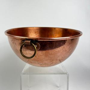 Photo of 1110 Antique Mauviel 1830 French Copper Beating Bowl