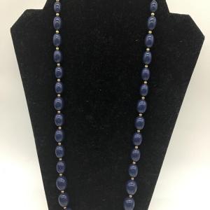 Photo of Antique monet navy blue necklace