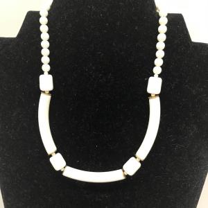 Photo of White bib necklace
