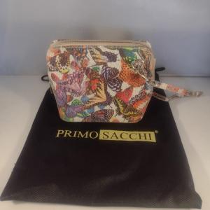 Photo of Primo Sacchi Italian Leather Butterfly Design Shoulder Bag with Dust Cover