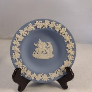 Photo of Vintage English Wedgewood Blue Jasperware Plate