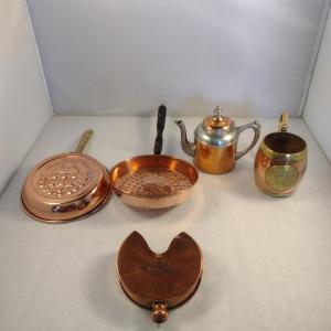 Photo of Collection of Copper Kitchen Ware