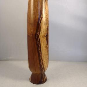 Photo of Hand Crafted Turned Wood English Laburnum Dry Flower Vase