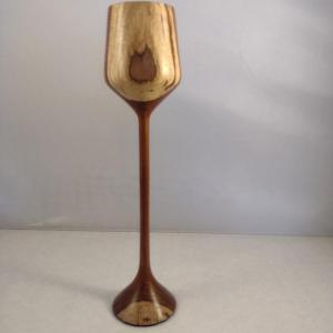 Photo of Hand Crafted Turned Wood English Laburnum Goblet