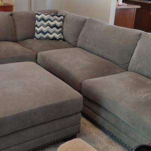 Photo of Sectional Sofa with ottoman 