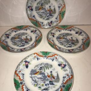 Photo of Petrus Maastricht Holland ~ Pekin patterned dishes ~ 1880 s ~