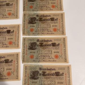 Photo of Reich Bank Notes 1910