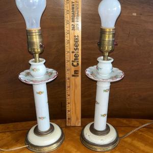 Photo of Pair of Boudoir Lamps