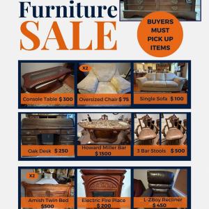 Photo of Furniture Sale - Quality Pieces: Moving!