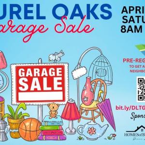 Photo of April 27th Laurel Oaks Community Garage Sale