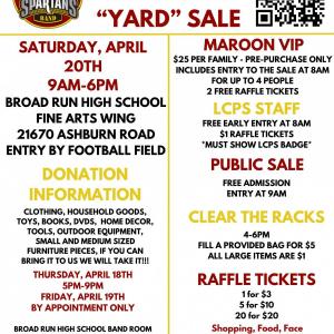 Photo of Broad Run High School Band 2nd Annual Yard Sale