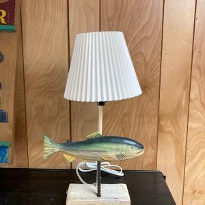 Photo of nautical fish lamp