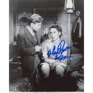 Photo of Mickey Rooney signed "National Velvet" movie photo