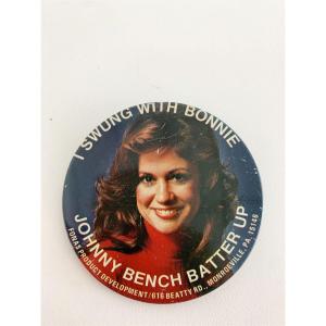 Photo of I swung with Bonnie vintage pin