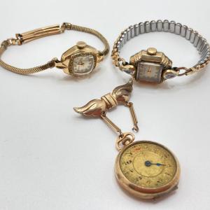 Photo of LOT 233: Three Vintage Time Pieces - Bulova, Elgin and Tilmore