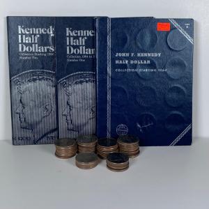 Photo of LOT 286: Kennedy Half Dollar Folders ($31) & Loose Kennedy Half Dollar Bicentenn