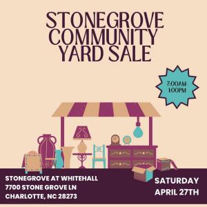 Photo of StoneGrove Neighborhood Yard Sale