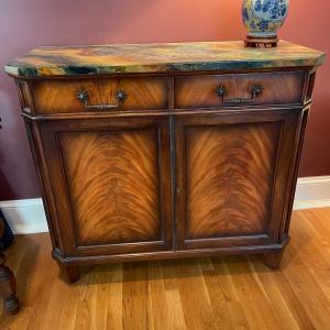 Photo of Antique Marble Top Chest