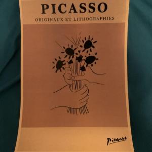 Photo of Pablo Picasso Print Lithograph Poster