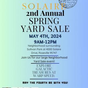Photo of Solaire Neighborhood 2nd Annual Spring Yard Sale