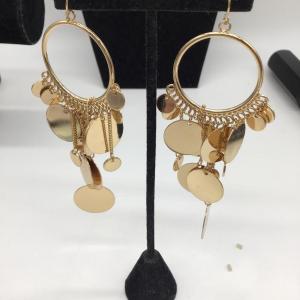 Photo of Bronze toned dangle earrings