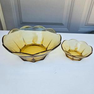 Photo of TWO AMBER BOWLS