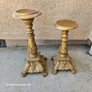 Photo of LARGE CANDLE HOLDERS